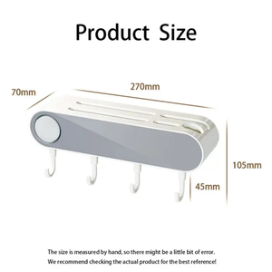 Nuevo estante de almacenamiento de cuchillos de cocina <span class=keywords><strong>Holt</strong></span> de alto valor, herramienta multifuncional montada en la pared hecha de plástico duradero - Product Image 2