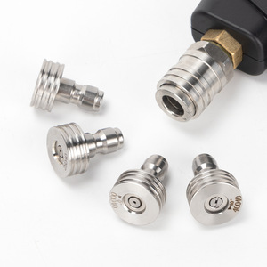 Embouts de <span class=keywords><strong>buse</strong></span> de nettoyeur haute pression à connecteur rapide en acier inoxydable 1/4 <span class=keywords><strong>buse</strong></span> de nettoyage de pistolet à eau haute pression pour Machine à laver de voiture - Product Image 2