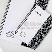 Carnet d'exercices en spirale en gros avec feuilles lignées A4 A5 A6, couverture en PVC, tissu ou cuir PP pour l'école et l'université