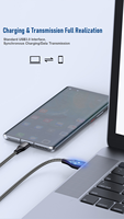 1M 2M 3M Nylon tressé charge rapide Usb Type C câble 3A 5A 60W USB C pour Macbook Samsung câble de données câble Micro Usb
