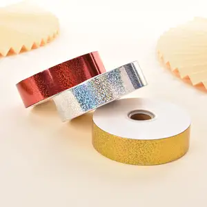Wholesale Laser Shiny Paper Ribbon for Gift Wrapping Party Decoration