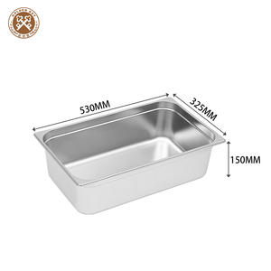 GN 1/1 Anti-Jam Catering Acier inoxydable GN Casseroles et boîte <span class=keywords><strong>de</strong></span> table à vapeur GastroNorm Plateau alimentaire pour hôtels et restaurants - Product Image 5