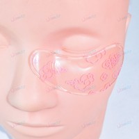 Libeauty Coussinets sous les yeux Patchs en silicone réutilisables pour les yeux pour anti-rides et extension de cils Autocollant de logo personnalisable
