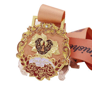 Offre Spéciale porte-cloche en métal personnalisé Style sportif praticabilité avec la nouvelle conception du fabricant de médailles de ruban pour les praticiens - Product Image 6