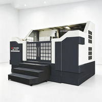 Centre d'usinage CNC horizontal robuste série MH avec magazine à outils grande capacité pour le fraisage