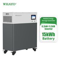 Système de stockage d'énergie tout-en-un Whayo Residential 15 kWh 16 kWh avec batterie LiFePO4 et onduleur 6,5 kW 8,2 kW 11,2 kW