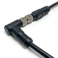 Câble connecteur M5 à 3 broches mâle-femelle étanche pour mini-capteurs, idéal pour micro-interrupteurs de proximité, conception compacte, longueur personnalisable