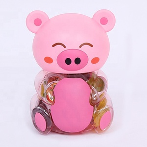 Minicrush 32G Animal Pink Pig Jelly Candy Jar Assorted Sweet Taste Jelly Cup - Product Image 1