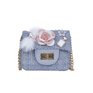 กระเป๋าสะพายข้างสายโซ่สไตล์ใหม่กระเป๋าสะพายไหล่เจ้าหญิงกระเป๋าแฟชั่นน่ารักทันสมัยสำหรับเด็กขนาดเล็ก - Product Image 4