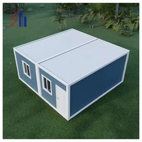 SH Acheter Villa Extensible de 40 Pieds Mini Maison Préfabriquée en Acier Bon Marché Prête à l'Emploi Kits de Bureau Conteneur Mobile Modulaire Pliable