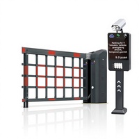 Système de gestion des tarifs de stationnement pour parcs logistiques, hôpitaux et immeubles de bureaux avec reconnaissance de plaques d'immatriculation, système bidirectionnel aérien en métal