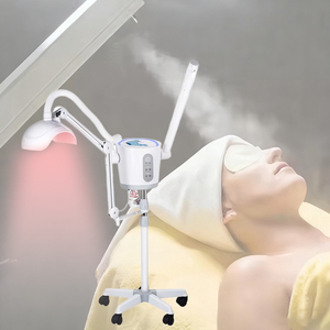 Hot lạnh siêu mạnh phun Mặt hấp chăm sóc da làm trắng Ozone Mist Steamer cho khuôn mặt làm sạch sâu <span class=keywords><strong>Vaporizer</strong></span> Salon Spa - Product Image 1