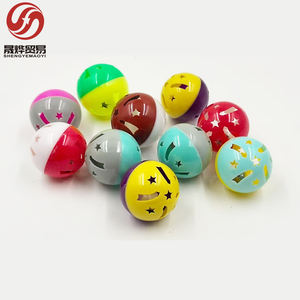 Cucciolo di plastica cavo palla da gioco rotonda con campana Jingle suono giocattolo per gatti sicuro resistente ai graffi e ai giocattoli da masticare per animali domestici - Product Image 1