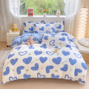 100% ropa de cama de algodón sábana impresa al por mayor juegos de <span class=keywords><strong>fundas</strong></span> de edredón baratos juego de cama personalizado - Product Image 5