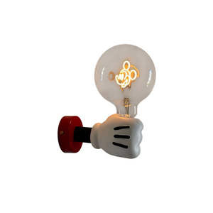 Mickey Mouse Handheld Wall Lamp E27 <b>Led</b> Switch Control For <b>Bedroom</b> Children Room Night <b>Light</b> 17x23cm - Product Image 5