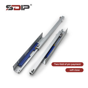 Складная стальная мебель, кухонный ящик, двухразовый Гидравлический Буфер с мягким закрытием со штифтами, подвесной выдвижной ящик для гостиниц - Product Image 2