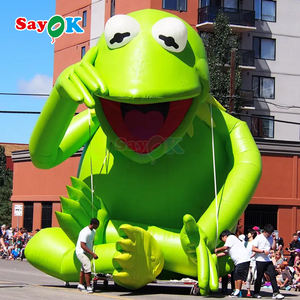 Modèle de <span class=keywords><strong>grenouille</strong></span> <span class=keywords><strong>Kermit</strong></span> gonflable géant personnalisé Sayok en PVC pour <span class=keywords><strong>la</strong></span> publicité d'événements - Product Image 3