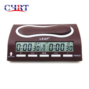 Chrt Schaakklok Digitale Backgammon Professionele Elektronische Dammen Bordspellen Set Count Down Timer Sportwedstrijdbonus