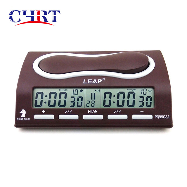 CHRT Chess Clock Digital Backgammon Professional Electronic Checkers Board Games Set Count Down Timer Sports Competition Bonus