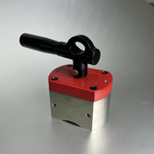 ตัวยกแม่เหล็กถาวรทรงสี่เหลี่ยม25-300กก. บล็อกแม่เหล็กนีโอดิเมียม N35 N52แข็งแรงมากมีแถบต่างๆ - Product Image 6