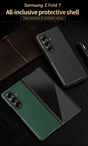 Funda Protectora Plegable de Cuero PU+ con Diseño Nuevo, a Prueba de Golpes, para Teléfono Móvil Z Fold/Flip 3/4/5/<span class=keywords><strong>6</strong></span>/7 - Product Image 5
