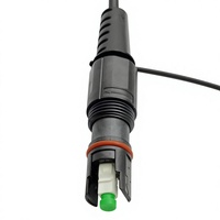 Kabel Patch Fiber Optik Tahan Air IP67 IP68 10m SC APC ke SC APC OS2 G657A2 9/125 Single Mode 5.0mm LSZH UV