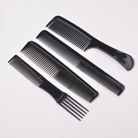 Ensemble de 10 Peignes à Cheveux en Plastique de Haute Qualité avec Logo Personnalisé, Peigne de Coiffure Antistatique pour Salon et Barbier