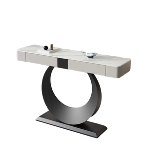 <span class=keywords><strong>Tavolo</strong></span> Consolle Moderno di Lusso <span class=keywords><strong>Tavolo</strong></span> in Acciaio Inossidabile Mobile Decorativo per Casa <span class=keywords><strong>Soggiorno</strong></span> Ingresso a <span class=keywords><strong>Parete</strong></span> <span class=keywords><strong>con</strong></span> Contenitore - Product Image 6