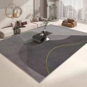 2025 moquette in poliestere moderna su misura modello astratto fatto a macchina tappeti per uso domestico per soggiorno divano camera da letto rivestimenti per pavimenti - Product Image 2