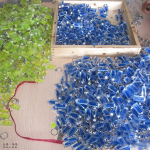 Nivel de burbuja DIY para llavero, mini herramienta de nivelación para reparaciones domésticas y construcción - Product Image 1