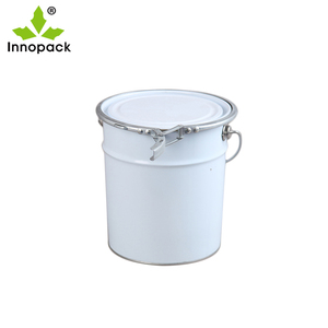 Venta directa del fabricante Logotipo personalizado Impreso 18L Cubo de lata de metal con cubos y barriles de bloqueo de anillo - Product Image 4