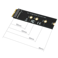 M.2 NVME SSD dönüştürücü adaptör kartı için MacBook hava Pro Retina 2013-2017