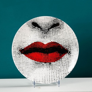 Vente chaude, décoration de restaurant de style européen, assiette suspendue de 10 pouces, assiette en céramique, art de la vaisselle - Product Image 3