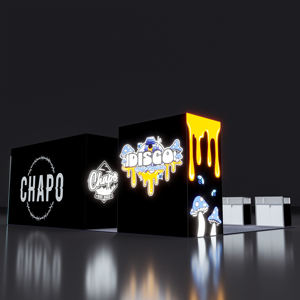 Cabine d'exposition modulaire <span class=keywords><strong>de</strong></span> taille personnalisable pliable avec armoires <span class=keywords><strong>de</strong></span> rangement <span class=keywords><strong>et</strong></span> murs <span class=keywords><strong>de</strong></span> caissons lumineux pour les expositions d'exposition - Product Image 4