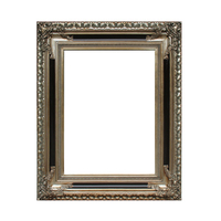Cadre mural Design Grand feuille d'or Rococo Classique Cadre en bois pour peinture à l'huile