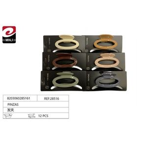 MNJ Hair Clips 12 Pcs Assorted Colors For Baby Styling - Product Image 1