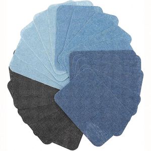 Patchs thermocollants en denim pour jeans, patchs adhésifs en sergé, patchs thermocollants pour l'intérieur des jeans, réparation et décoration de vêtements en denim - Product Image 1