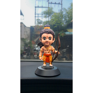 Hand-Painted Lord Rama Idol Natural Finish Spiritual Decorative Showpiece for <b>Home</b> <b>Temple</b>, Office Desk, Car Dashboard & Gift - Product Image 5