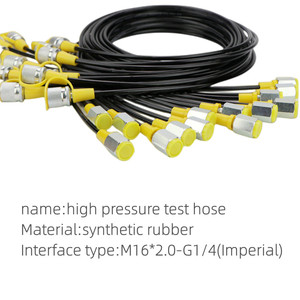 Tuyau d'essai de pression hydraulique pour ligne de point de couplage d'essai de machines de construction d'excavatrice - Product Image 5