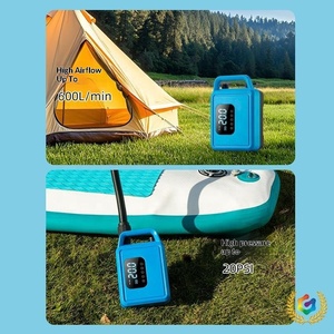Pompe à air électrique portable haute pression pour <span class=keywords><strong>camping</strong></span> en plein air, pour SUP, bateaux gonflables, bateaux en caoutchouc, planches à pagaie, tentes, montage sur voiture - Product Image 3