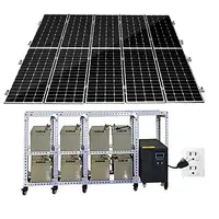 Odm 3 Kw Système Panneau Solaire Batteries Composants Sur Grille Chine D'énergie 3000W Panneau Solaire Système Solaire 5Kw Complète Pour La Maison