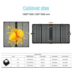 Indoor Outdoor Grid Screen Holographic Transparent 3d Led Video <b>Wall</b>/film Led <b>Display</b> Ts Holographic Transparent Led Screen - Product Image 2
