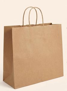 Sacs en papier kraft personnalisés avec logo OEM et poignées pour l'emballage des magasins de détail - Product Image 6