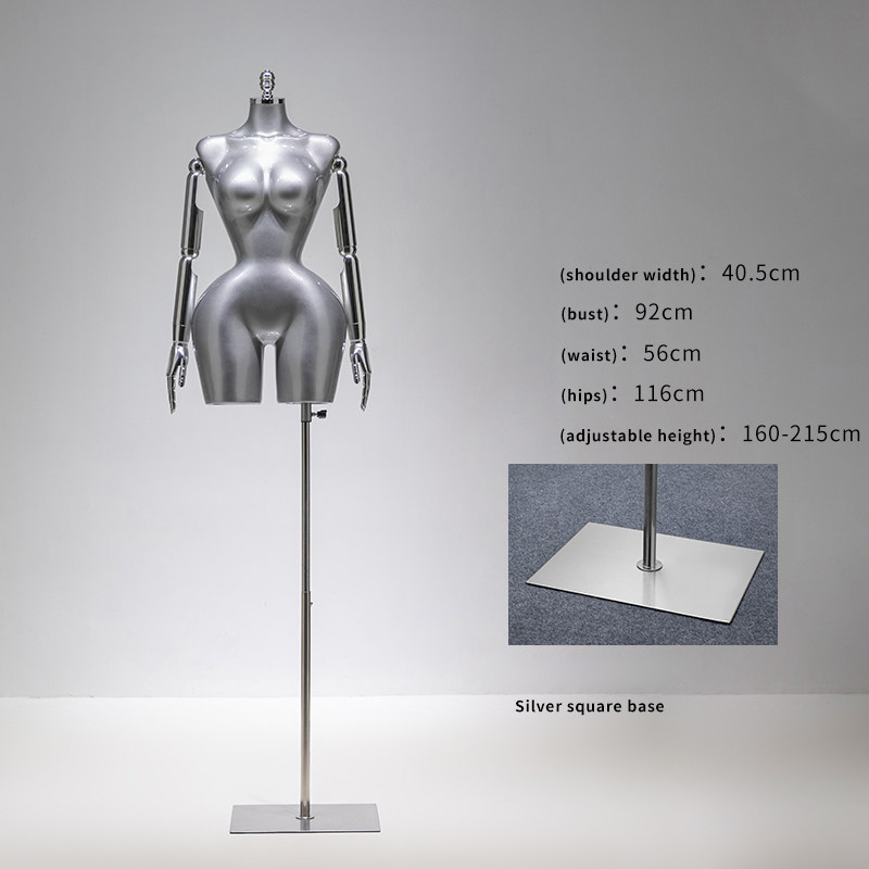 Silver,Flat Base