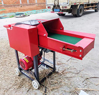 Vente chaude ménage ferme Mini coupe-paillettes multifonctionnel petites Machines de traitement des aliments pour animaux hachoir à fourrage paille d'ensilage