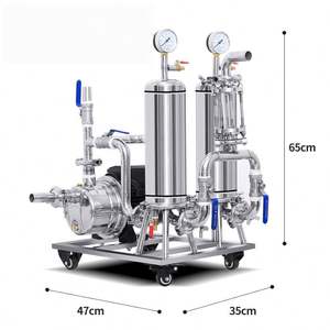 เครื่องกรองไวน์สำหรับใช้ในเชิงพาณิชย์และในบ้าน เครื่องกรองไวน์ขาวสำหรับใช้ในบ้าน เครื่องกรองไวน์สแตนเลสพร้อมปั๊ม - Product Image 5