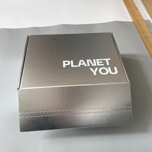 Customized Logo Printed Silver Cardboard Mailer Box Clothing Shipping Box Jewelry Cosmetics Packaging <b>Paper</b> <b>Boxes</b> with Tear Line - Product Image 6