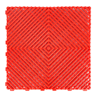 Carreaux de sol de garage en PVC robuste avec installation par clic Revêtement de sol automobile résistant à l'usure pour villas et ateliers