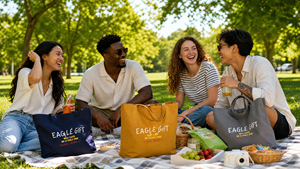 Custom Printed Eco-Friendly Foldable Grocery Shopping Supermarket Travel Blank Large <b>Tote</b> Cotton <b>Canvas</b> Bag - Product Image 6