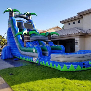 Château gonflable aquatique commercial en PVC <span class=keywords><strong>avec</strong></span> toboggan et <span class=keywords><strong>piscine</strong></span> pour fêtes <span class=keywords><strong>d</strong></span>'enfants - Product Image 3